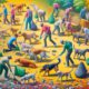 Dogs Leading Community Cleanups: A Global Initiative