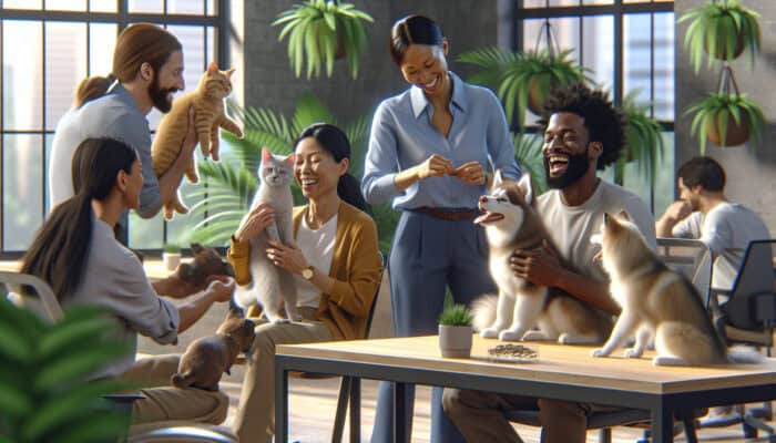 Pets in Workplace Enhance Employee Health and Wellness