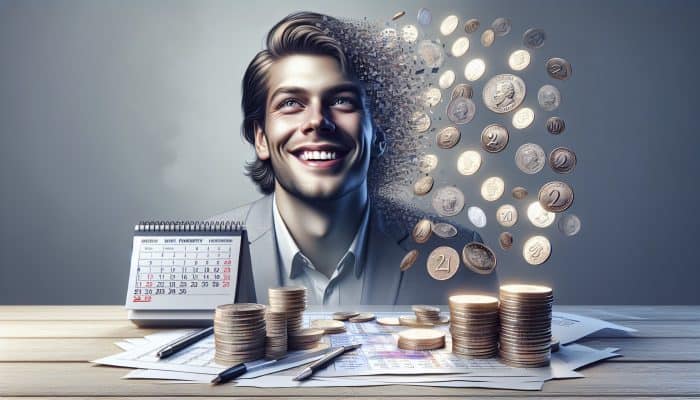 Debt Consolidation and Credit Utilisation Hacks: UK Strategies | DCL A smiling UK resident with consolidated bills, symbolising financial relief and improved credit score.