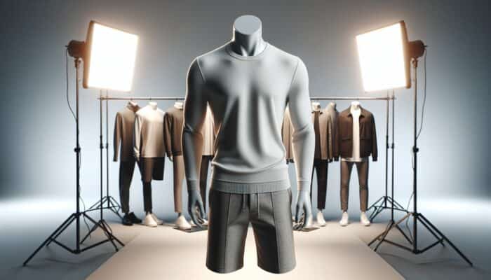 A professional fashion photo shoot showcasing high-quality apparel with clear texture, fit, and color accuracy.