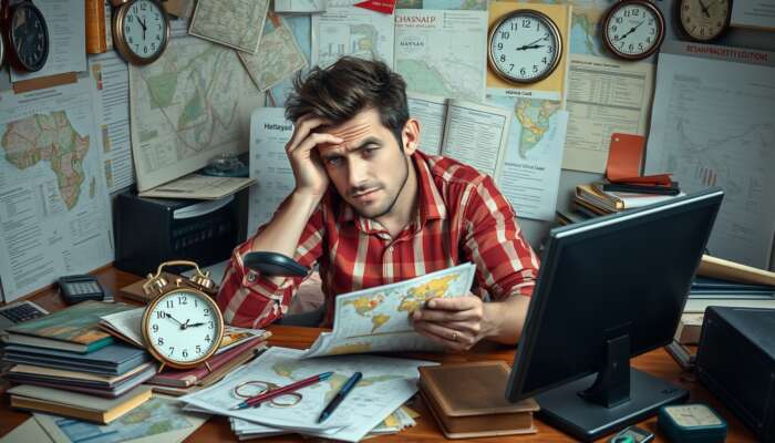 Traveller comparing Belize trip options, logistics, and accommodation decisions while planning the right base