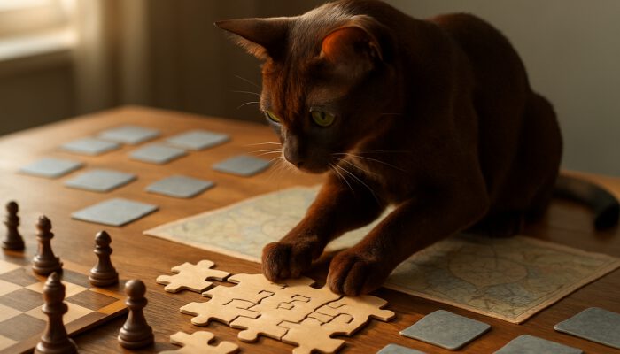 Havana Brown Intelligence Games Enhance Cognitive Skills