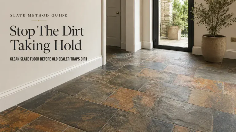 Clean Slate Floor: Stop Dirt from Getting Under Sealer