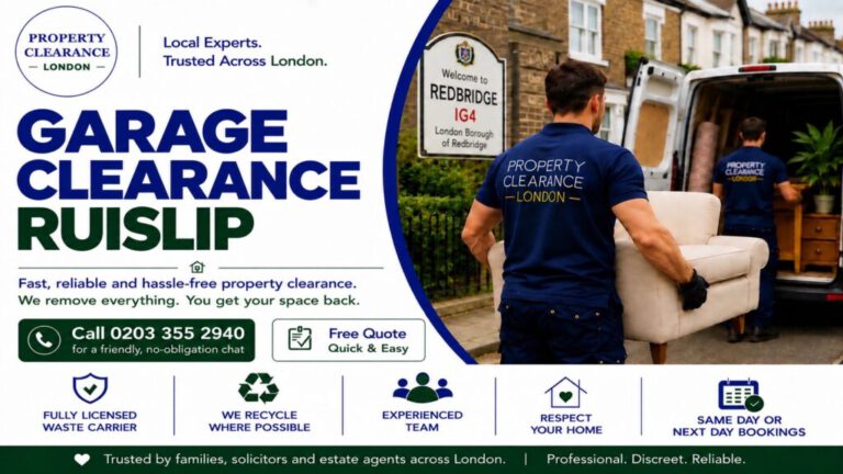 Garage Clearance Services: Expert Assistance in Ruislip