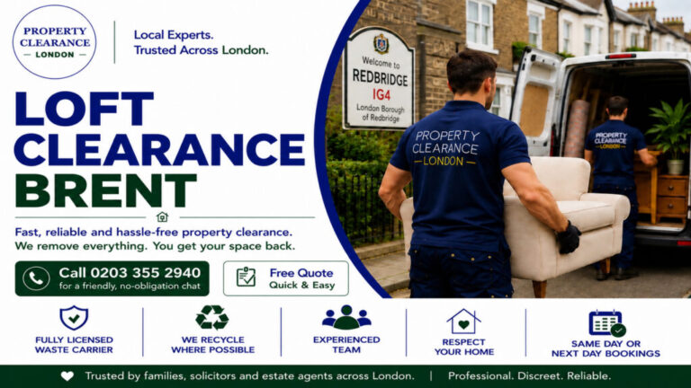 Loft Clearance Services from Brent’s Trusted Experts