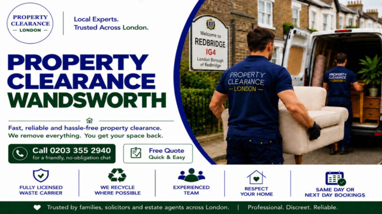 Property Clearance Services Available Now in Wandsworth